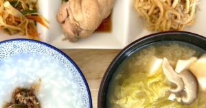 お粥とおかず