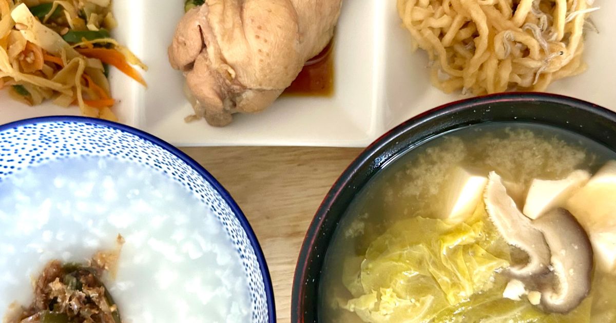 お粥とおかず